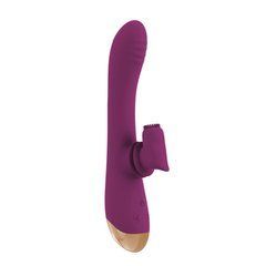 Rabbit-вібратор з унікальним кліторальним відростком Javida Moving 2 Function Vibrator фіолетовий 22,3 см - основне фото
