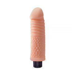 Реалістичний вібратор Chisa Novelties Real Touch XXX 7.5&rdquo; Vibrating Cock No.05 тілесний 18,5 см - основне фото