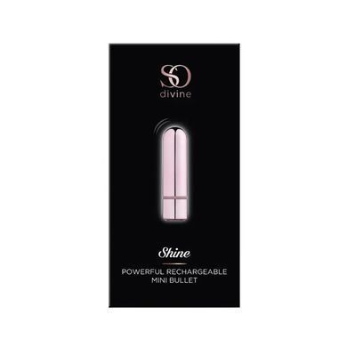 Основная фотография Вибропуля So Divine Shine розовое золото 6,7 см Вибропуля So Divine Shine розовое золото 6,7 см - основное фото