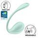 Смарт-виброяйцо Satisfyer Smooth Petal зелёное 23 см - дополнительное фото