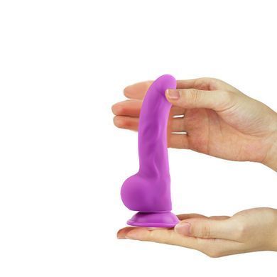 Фалоімітатор реалістичний на присосці Chisa Novelties Delux Pure Nature Carl.L фіолетовий 21,7 см - основне фото