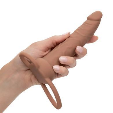 Насадка для двойного проникновения California Exotic Novelties Performance Maxx Rechargeable Dual Penetrator коричневая - основное фото