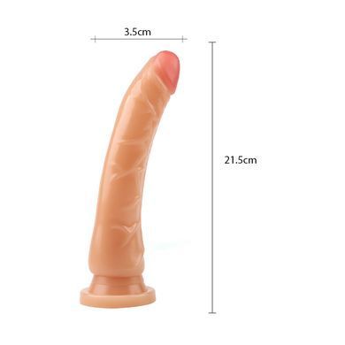 Реалістичний фалоімітатор на присосці Chisa Novelties Deep Exploration Dildo тілесний 21,5 см - основне фото