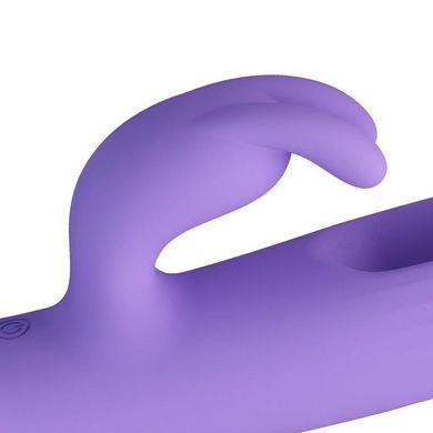 Rabbit-вібратор з рухомою частиною в корпусі Lybaile Pretty Love Killmoulis бузковий 17,5 см - основне фото