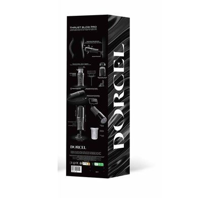 Автоматический мастурбатор-вагина на присоске Dorcel Thrust Blow Pro чёрный - основное фото