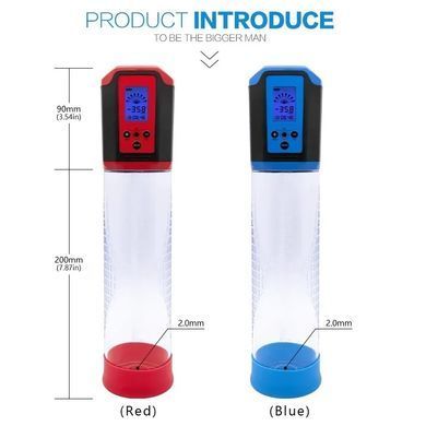 Автоматична вакуумна помпа CANWIN Passion Pump Men Blue P648AU синя - основне фото