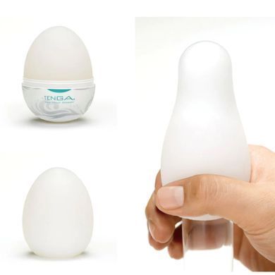 Мастурбатор Tenga Egg Hard Boiled Surfer белый с бирюзовым - основное фото