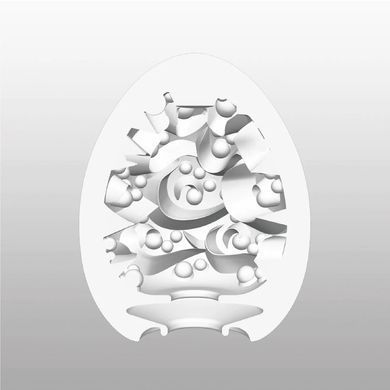 Мастурбатор Tenga Egg Hard Boiled Surfer белый с бирюзовым - основное фото