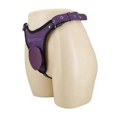 Трусики для страпона Lybaile Pretty Love Harness Briefs Galudio 3 фіолетові - основне фото