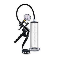 Вакуумна помпа з манометром Blush Performance Vx8 Premium Penis Pump прозора 22,9 см - основне фото