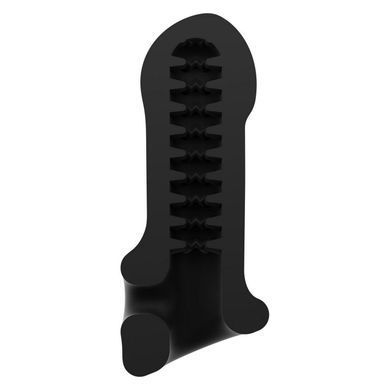 Удлиняющая и утолщающая насадка на член Dorcel Xtend Boy чёрная 18 см - основное фото