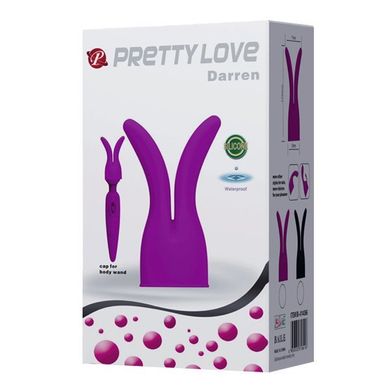 Насадка для вібраторів Baile Pretty Love Darren фуксія 11 см - основне фото