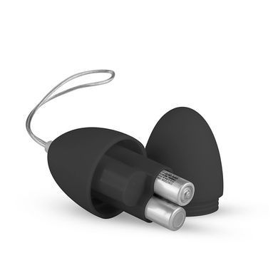 Виброяйцо с пультом дистанционного управления EasyToys Vibrating Egg чёрное - основное фото