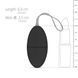 Виброяйцо с пультом дистанционного управления EasyToys Vibrating Egg чёрное - дополнительное фото