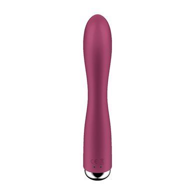 Rabbit-вибратор Satisfyer Spinning Rabbit 1 бордовый 20 см - основное фото