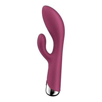 Rabbit-вибратор Satisfyer Spinning Rabbit 1 бордовый 20 см - основное фото