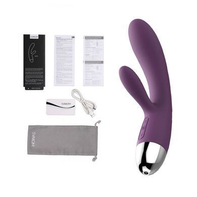 Основная фотография Rabbit-вибратор Svakom Alice фиолетовый 17,6 см Rabbit-вибратор Svakom Alice фиолетовый 17,6 см - основное фото