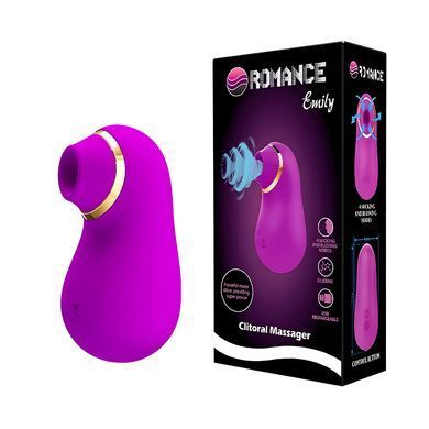 Вакуумный стимулятор клитора Lybaile Romance Emily Clitoral Massager фуксия 9 см - основное фото