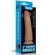 Реалістичний вібратор на присосці Lovetoy 7'' Vibrating Power Basics Cock тілесний 18 см - додаткове фото