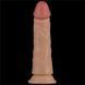 Реалістичний вібратор на присосці Lovetoy 7'' Vibrating Power Basics Cock тілесний 18 см - додаткове фото