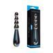 Двусторонний стеклянный фаллоимитатор Lovetoy Twilight Gleam Glass Dildo Rising Ripples прозрачный 19 см - дополнительное фото