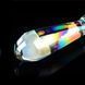 Двусторонний стеклянный фаллоимитатор Lovetoy Twilight Gleam Glass Dildo Rising Ripples прозрачный 19 см - дополнительное фото