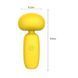 Міні вібратор-мікрофон Chisa Novelties Lust Ripple Buster жовтий 9,4 см - додаткове фото