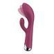 Rabbit-вибратор Satisfyer Spinning Rabbit 1 бордовый 20 см - дополнительное фото