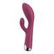 Rabbit-вибратор Satisfyer Spinning Rabbit 1 бордовый 20 см - дополнительное фото