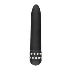 Класичний вібратор зі стразами ToyJoy Diamond Superbe Vibe чорний 15,5 см - основне фото