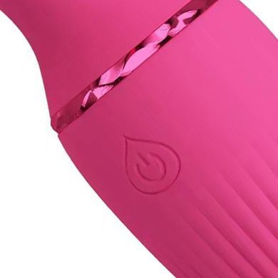 Компактный вибратор-микрофон Lybaile Pretty Love Dwayne розовый 12 см - основное фото
