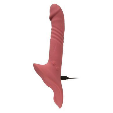 Вібрострапон зі стимуляцією клітора You2Toys Strap-On Set рожевий 26,2 см - основне фото