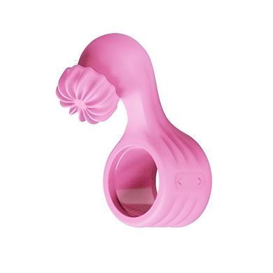 Вібратор з насадками Otouch Magic Stick S1 Plus рожевий 21,5 см - основне фото