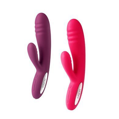 Rabbit-вибратор с функцией нагрева Svakom Adonis красный 20 см - основное фото
