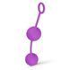 Вагинальные шарики со смещённым центром тяжести Easytoys Canon Balls Purple фиолетовые - дополнительное фото