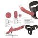 Вібрострапон зі стимуляцією клітора You2Toys Strap-On Set рожевий 26,2 см - додаткове фото