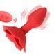 Анальна пробка з вібрацією та ротацією Boss of Toys Rose Rotating Anal Plug червона 11,2 см - додаткове фото