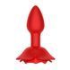 Анальна пробка з вібрацією та ротацією Boss of Toys Rose Rotating Anal Plug червона 11,2 см - додаткове фото