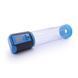 Автоматична вакуумна помпа Men Powerup Passion Pump Premium Rechargeable Automatic LCD Pump прозора з блакитним 30 см - додаткове фото