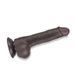 Фалоімітатор реалістичний з рухомою крайньою плоттю Lovetoy Sliding-Skin Dong Dual Layer Dong 7,5" 6452LVTOY976 коричневий 19,5 см - додаткове фото