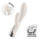 Rabbit-вібратор Satisfyer Spinning Rabbit 1 білий 20 см - додаткове фото