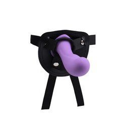 Жіночий страпон Chisa Novelties Amor Strap-On фіолетовий 16 см - основне фото