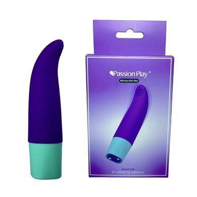 Мини-вибратор Passion Play Silicone Mini Vibe фиолетовый 8,8 см - основное фото