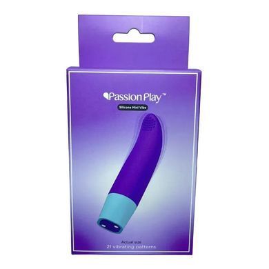 Мини-вибратор Passion Play Silicone Mini Vibe фиолетовый 8,8 см - основное фото