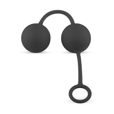 Вагинальные шарики со смещённым центром тяжести Easytoys Canon Balls Black чёрные - основное фото