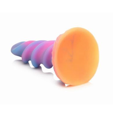 Фантазійний фалоімітатор Creature Cocks Moon Rider Glow-in-the-Dark Unicorn Dildo різнокольоровий 20,6 см - основне фото