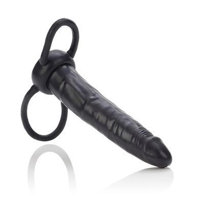 Кольцо для двойного проникновения California Exotic Novelties Accommodator Dual Penetratior чёрное - основное фото