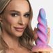 Фантазійний фалоімітатор Creature Cocks Moon Rider Glow-in-the-Dark Unicorn Dildo різнокольоровий 20,6 см - додаткове фото