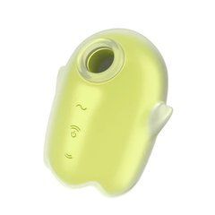 Вакуумний вібратор, що світиться, Satisfyer Glowing Ghost жовтий 8,4 см - основне фото