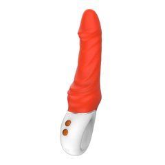 Вібратор Dream Toys Vibes Of Love Real Pleasure червоний з білим 23 см - основне фото